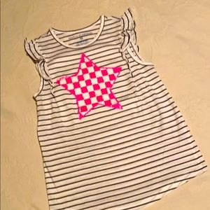 Girls Flip Sequined Star Top